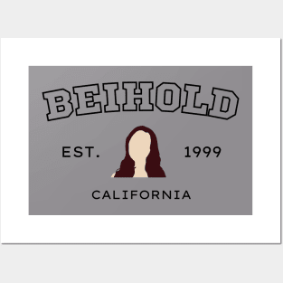 em beihold minimalist varsity college aesthetic sweatshirt Posters and Art